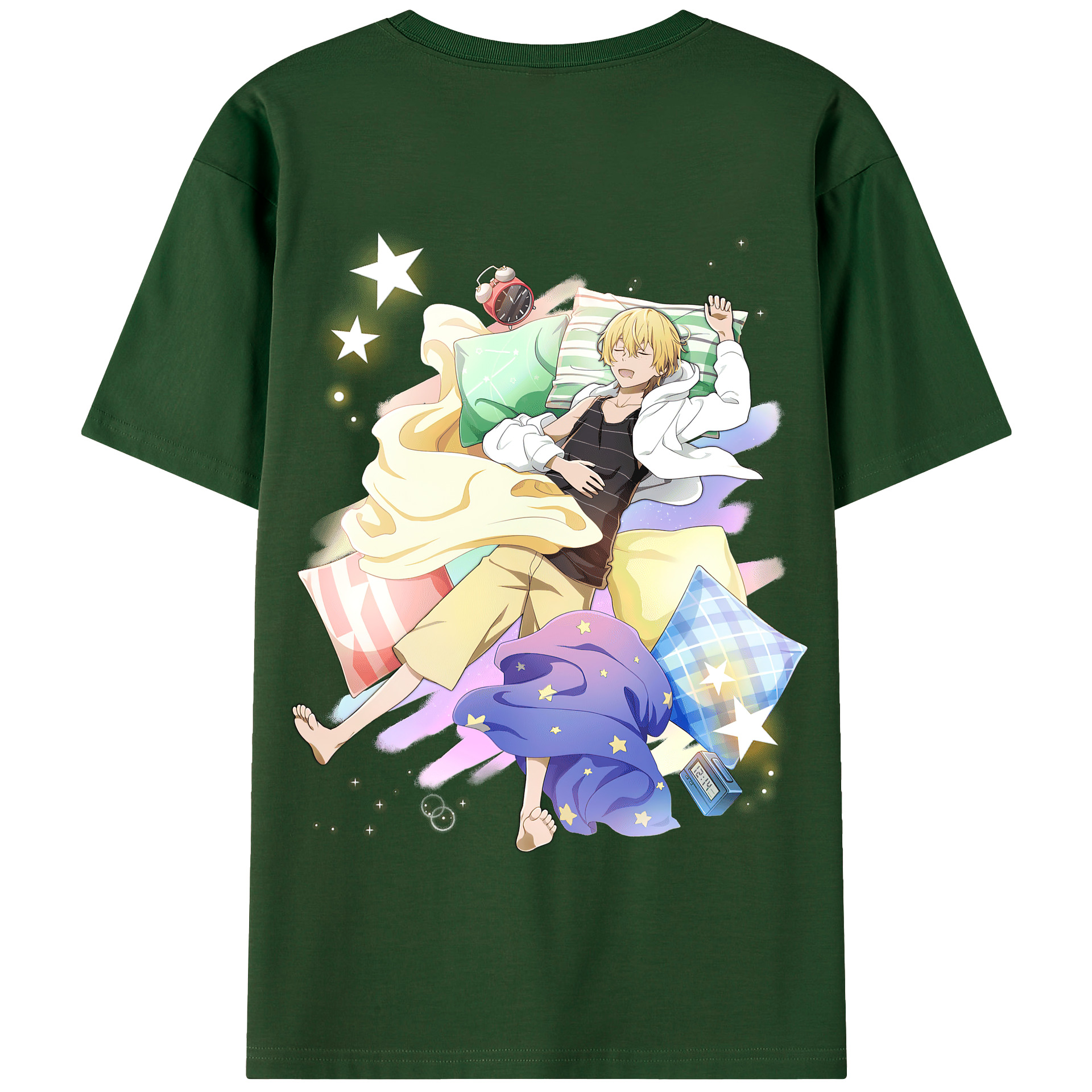 （画像用） 文豪ストレイドッグス Bungo Stray Dogs 綿100％半袖Tシャツ（背面プリント）